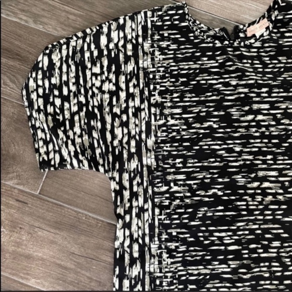 Band of Gypsies Black and White Pattern Top